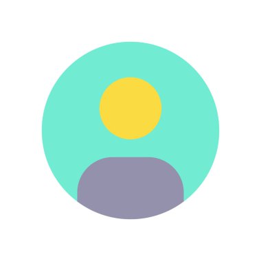 Kişi fotoğrafı düz renk ui simgesini seçin. Profile resmini koy. Arayan resmi belirle. Profil fotoğrafı ekle. Mobil uygulama için basit doldurulmuş öge. Renkli, sağlam bir resim. Vektör izole edilmiş RGB illüstrasyonu