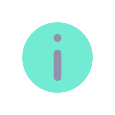 Bilgiler düz renkli ui simgesi. Ek bilgiler. Güncellemeler sağlanıyor. Yardımcı metin gösteriliyor. Veri kullanımı. Mobil uygulama için basit doldurulmuş öge. Renkli, sağlam bir resim. Vektör izole edilmiş RGB illüstrasyonu