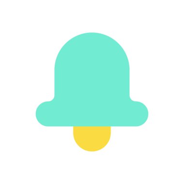 Bildirimler düz renk ui simgesi. Zil sesini ayarlıyorum. Çalar saat. Halka modu. Alarm Bölümü. Mobil uygulama için basit doldurulmuş öge. Renkli, sağlam bir resim. Vektör izole edilmiş RGB illüstrasyonu