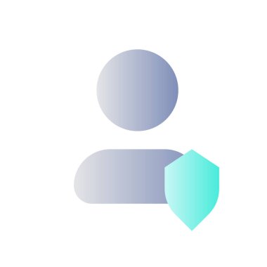 Düz gradyan renk ikonu altında temas. Kişisel bilgilere erişim. Adres defteri. Basit bir piktogram. Arayüz, mobil uygulama için UX tasarımı. Vektör izole edilmiş RGB illüstrasyonu