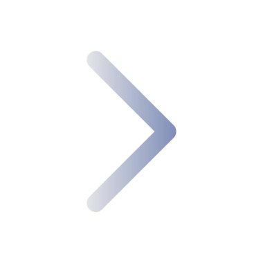 Sağ ok düz renk ui simgesi. Navigasyon yönü. İşaret levhası. Açı parantezi. Basit bir piktogram. Arayüz, mobil uygulama için UX tasarımı. Vektör izole edilmiş RGB illüstrasyonu