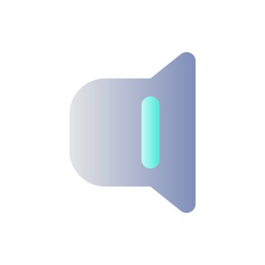 Ses ayarları düz renk ui simgesi. Ses modu. Hoparlör parametresi. Aygıt hacmini ayarla. Basit bir piktogram. Arayüz, mobil uygulama için UX tasarımı. Vektör izole edilmiş RGB illüstrasyonu