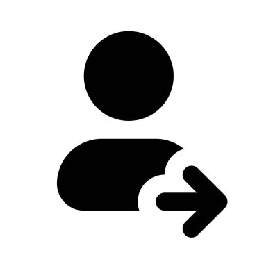 Siyah glyph ui simgesini aktar. Yedekten yeniliyorum. Adres defteri. Kullanıcı arayüzü tasarımı. Beyaz uzayda siluet sembolü. Ağ ve cep telefonu için sağlam bir resim. İzole vektör illüstrasyonu