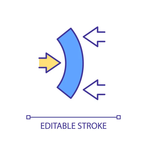 Improve Flexibility Rgb Color Icon Pressure Resistance Possibility Industry Technology — стоковый вектор