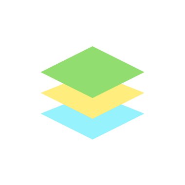 Layers panel flat color ui icon. Separate elements. Photo editor instrument. Photography retouch. Simple filled element for mobile app. Colorful solid pictogram. Vector isolated RGB illustration