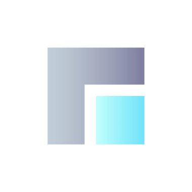 Full screen mode flat gradient color ui icon. Media player feature. Digital video playing. Editor tool. Simple filled pictogram. GUI, UX design for mobile application. Vector isolated RGB illustration