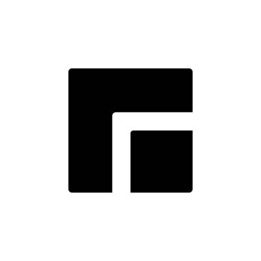 Full screen mode black glyph ui icon. Media player. Simple filled line element. User interface design. Silhouette symbol on white space. Solid pictogram for web, mobile. Isolated vector illustration