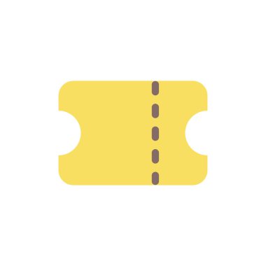 Coupon flat color ui icon. Customer loyalty status. Discount code. Online store. Boost sales. Ticket. Simple filled element for mobile app. Colorful solid pictogram. Vector isolated RGB illustration