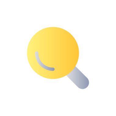 On-site search flat gradient color ui icon. Navigation menu. E-commerce site. Online marketplace. Simple filled pictogram. GUI, UX design for mobile application. Vector isolated RGB illustration