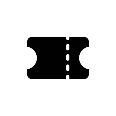 Coupon black glyph ui icon. Customer loyalty status. Discount code. Online store. User interface design. Silhouette symbol on white space. Solid pictogram for web, mobile. Isolated vector illustration