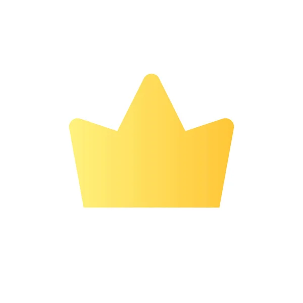 Crown Flat Gradient Color Icon Trusted Seller Trending Product Top — Stockový vektor