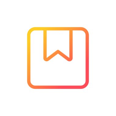 Parcel pixel perfect gradient linear ui icon. Order delivery online. E commerce site. End-to-end track. Line color user interface symbol. Modern style pictogram. Vector isolated outline illustration