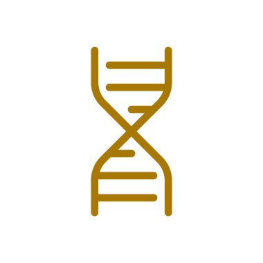 DNA structure flat color ui icon. Biology course. Genetics exploration. Science class. Modeling. Simple filled element for mobile app. Colorful solid pictogram. Vector isolated RGB illustration