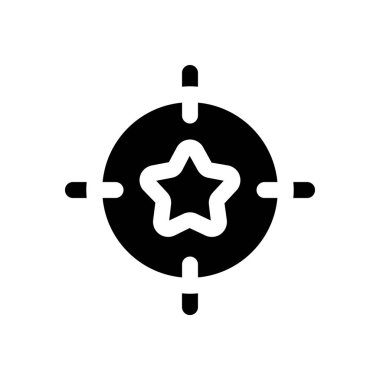 Dream chasing black glyph ui icon. Get better opportunity. Achievement. User interface design. Silhouette symbol on white space. Solid pictogram for web, mobile. Isolated vector illustration