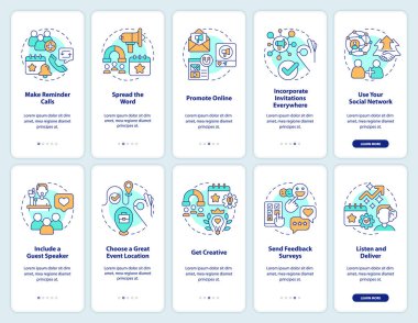 Gezici uygulama ekranında toplantı devamlılığı artıyor. Doğrusal kavramlarla düzenlenebilir grafik yönergelerini 5 adımda gezdir. UI, UX, GUI şablonu. Kullanılan sayısız Pro-Kalın, Düzenli yazı tipleri