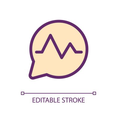 Klinik destek servis pikseli mükemmel RGB renk ui simgesi. Tıbbi yardım masası. Basit doldurulmuş çizgi ögesi. Mobil uygulama için UX tasarımı. Vektör izole görüntü grafiği. Düzenlenebilir felç. Kullanılan Arial yazı tipi