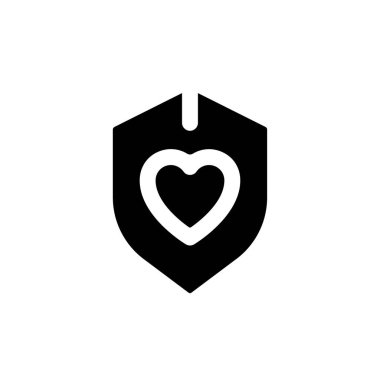 Bağışıklık sistemi siyah glyph ui simgesi. Organizma koruması. Sağlık hizmetleri. Sağlık sigortası. Kullanıcı arayüzü tasarımı. Beyaz uzayda siluet sembolü. Ağ ve cep telefonu için sağlam bir resim. İzole vektör illüstrasyonu