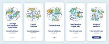 Mobil uygulama ekranındaki markanızı sürdürmenin yolları. Çizgisel kavramlarla düzenlenebilir grafik talimatları geliştirin. UI, UX, GUI şablonu. Kullanılan sayısız Pro-Kalın, Düzenli yazı tipleri