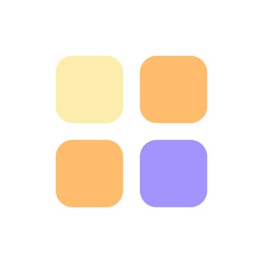 Mobil uygulama menüsü pikseli mükemmel düz renk ui simgesi. Telefon ekranının etkileşimli elemanı. Basit bir piktogram. Arayüz, mobil uygulama için UX tasarımı. Vektör izole edilmiş RGB illüstrasyonu