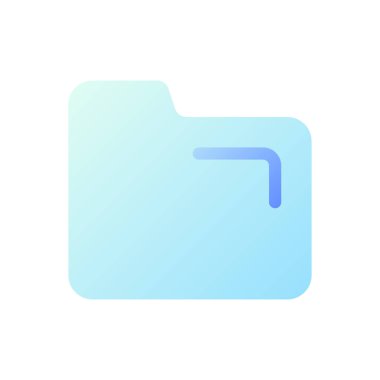 Dizin pikseli mükemmel düz gradyan iki renkli ui simgesi. Çevrimiçi dosya deposu. Dijital bilgi. Basit bir piktogram. Arayüz, mobil uygulama için UX tasarımı. Vektör izole edilmiş RGB illüstrasyonu