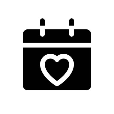 Sağlık kontrolü randevusu siyah glyph ui simgesi. Düzenli tıbbi muayene. Kullanıcı arayüzü tasarımı. Beyaz uzayda siluet sembolü. Ağ ve cep telefonu için sağlam bir resim. İzole vektör illüstrasyonu