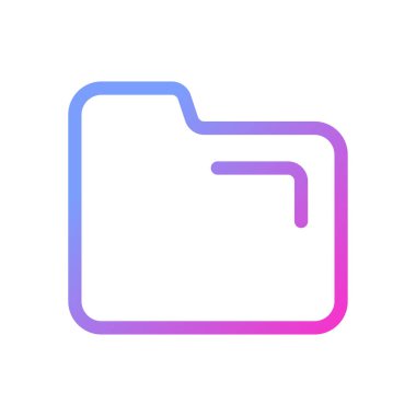 Dizin pikseli mükemmel gradyan doğrusal ui simgesi. Çevrimiçi dosya deposu. Dijital bilgi. Satır rengi kullanıcı arayüzü sembolü. Modern tarz pictogram. Vektör izole edilmiş taslak çizimi