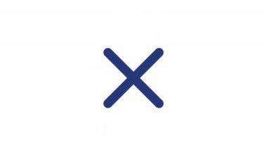 Daha fazla seçeneğin rengi ui simgesi canlandırıldı. Hamburger menüsü. Üç satır. Navigasyon düğmesi. Şeffaf arkaplanda alfa kanalı olan kusursuz HD video. Basit doldurulmuş RGB resim çizelgesi canlandırması