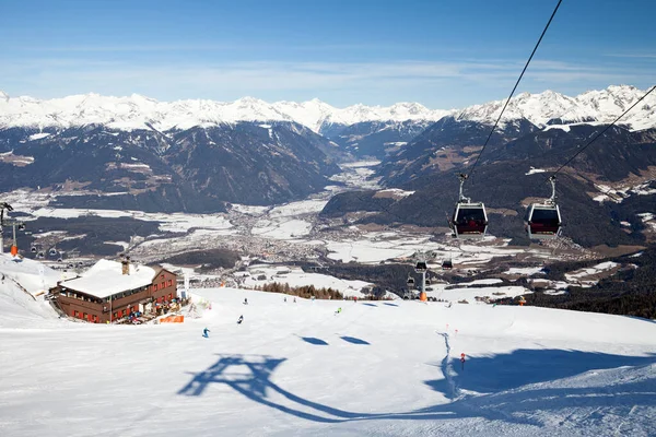 Dolomites Italy Kronplatz Plan Corones Puster Valley Mountain Ski — Fotografia de Stock