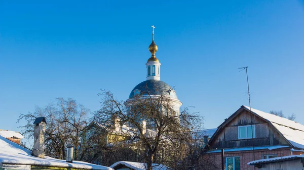 コロムナ ロシア 2017年2月9日 古代コロムナ教会の眺め — ストック写真