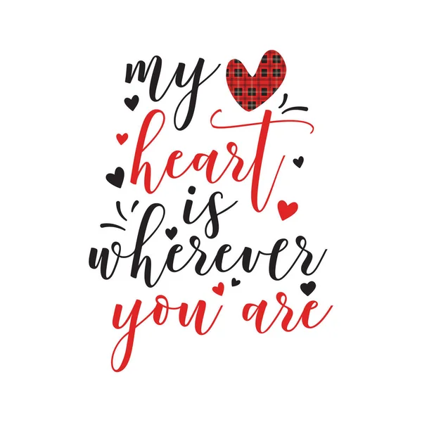 Sticker for Saint Valentine Day Quote. Vector illustration — Wektor stockowy