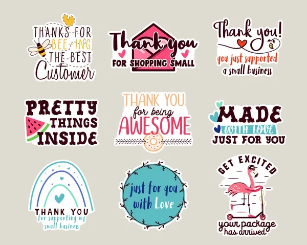 Small business stickers bundle. business badges collection. Small business sticker pack. Thanks for shopping small quotes.