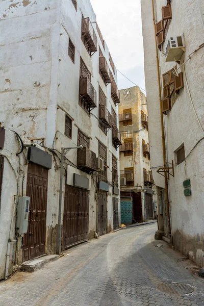 Oude Straat Unesco Werelderfgoed Historisch Dorp Balad Jeddah Saudi Arabië — Stockfoto