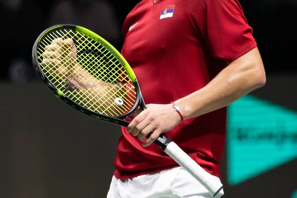 2015 Madrid Spain December 2021 Davis Cup Competition Countries Serbia — 스톡 사진