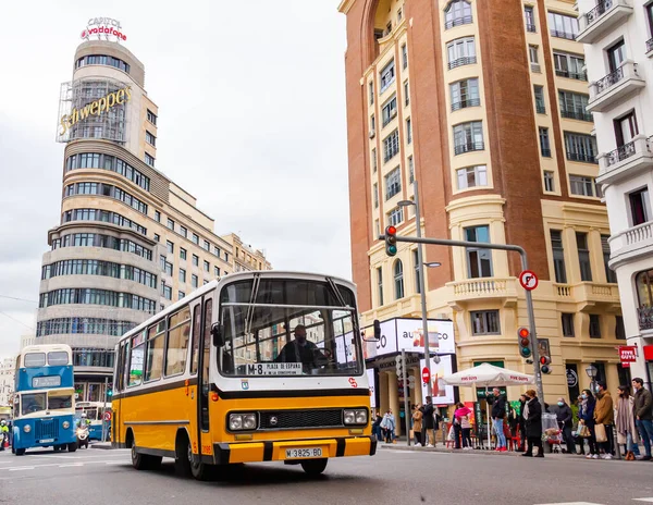 Madrid Spain December 2021 Transport Company Community Madrid Emt Celebrates — Stock Photo, Image