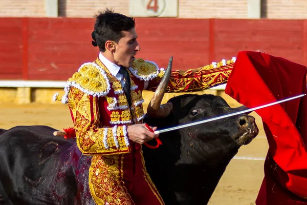 Madrid Spain April 2022 Chenel Cup Miraflores Sierra Bullfighter Garcia — ストック写真