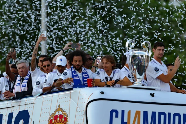 Madrid Espanha Maio 2022 Real Madrid Celebra Seu Décimo Quarto — Fotografia de Stock