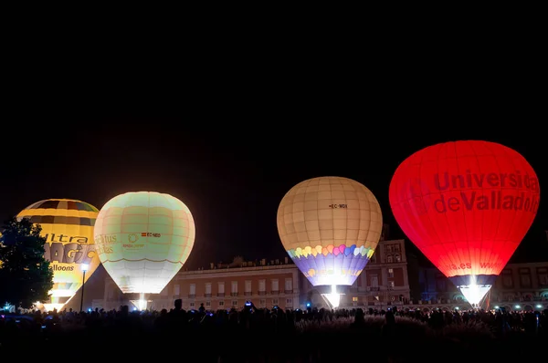 Aranjuez Espanha Outubro 2022 Exposição Balão Quente Nos Jardins Palácio — Fotografia de Stock