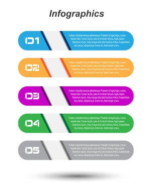 Web düzeni için bilgi grafikleri pankartları.