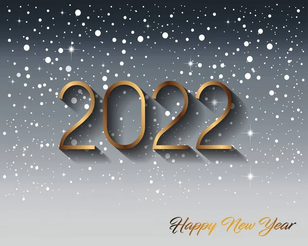 2022 Gelukkig Nieuwjaar Achtergrond — Stockvector