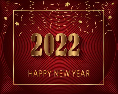 2022 Yılbaşı Davetiyeleriniz, festival posterleriniz, tebrik kartlarınız için mutlu yıllar..