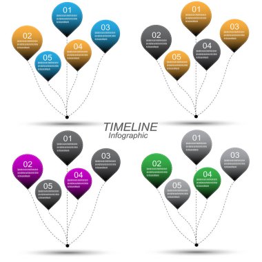 Verilerinizi göstermek için zaman çizelgesi oluşturun. Bilgi, sıralama ve istatistikleri görüntüleme fikri.
