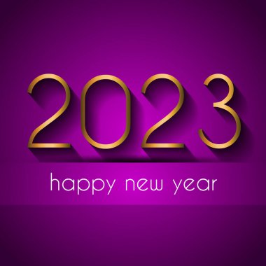 2023 Happy New Year background.