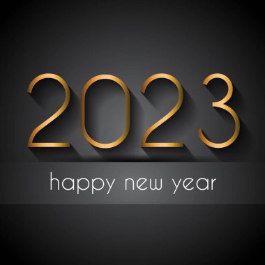 2023 Happy New Year background.