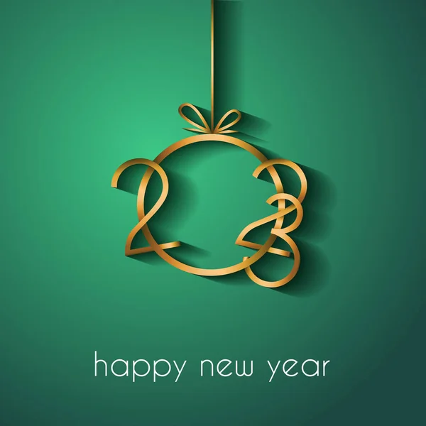 2023 Happy New Year Background — Archivo Imágenes Vectoriales