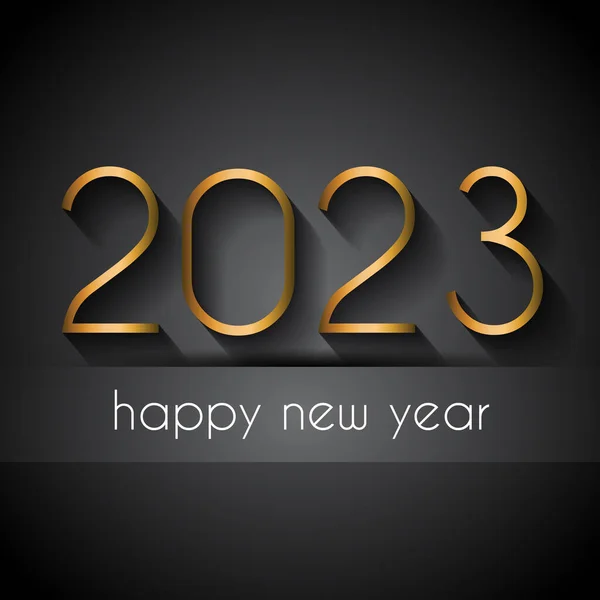 Счастливого Нового Года 2023 Года — стоковый вектор