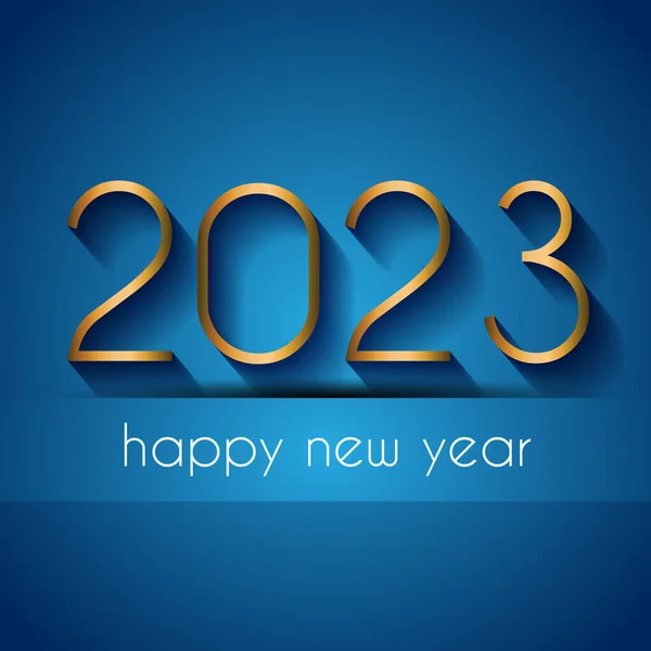 2023 Happy New Year Background — 图库矢量图片