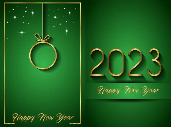 2023 Happy New Year Background Your Seasonal Invitations Festive Posters — Διανυσματικό Αρχείο