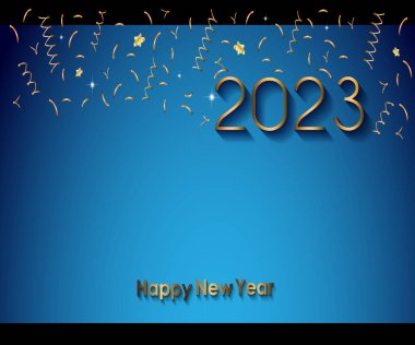 2023 Mutlu Yıllar arka plan afişi mevsimlik davetiyeleriniz, şenlik posterleriniz için..