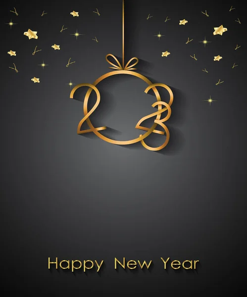 2023 Happy New Year Background — Stockový vektor