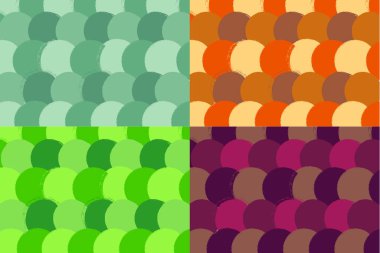 Doğa eğilimli arkaplan deseni. Soyut çember arka planı. Grafik tasarımın için ekoloji konsepti, afiş ya da poster. Vektör illüstrasyonu.